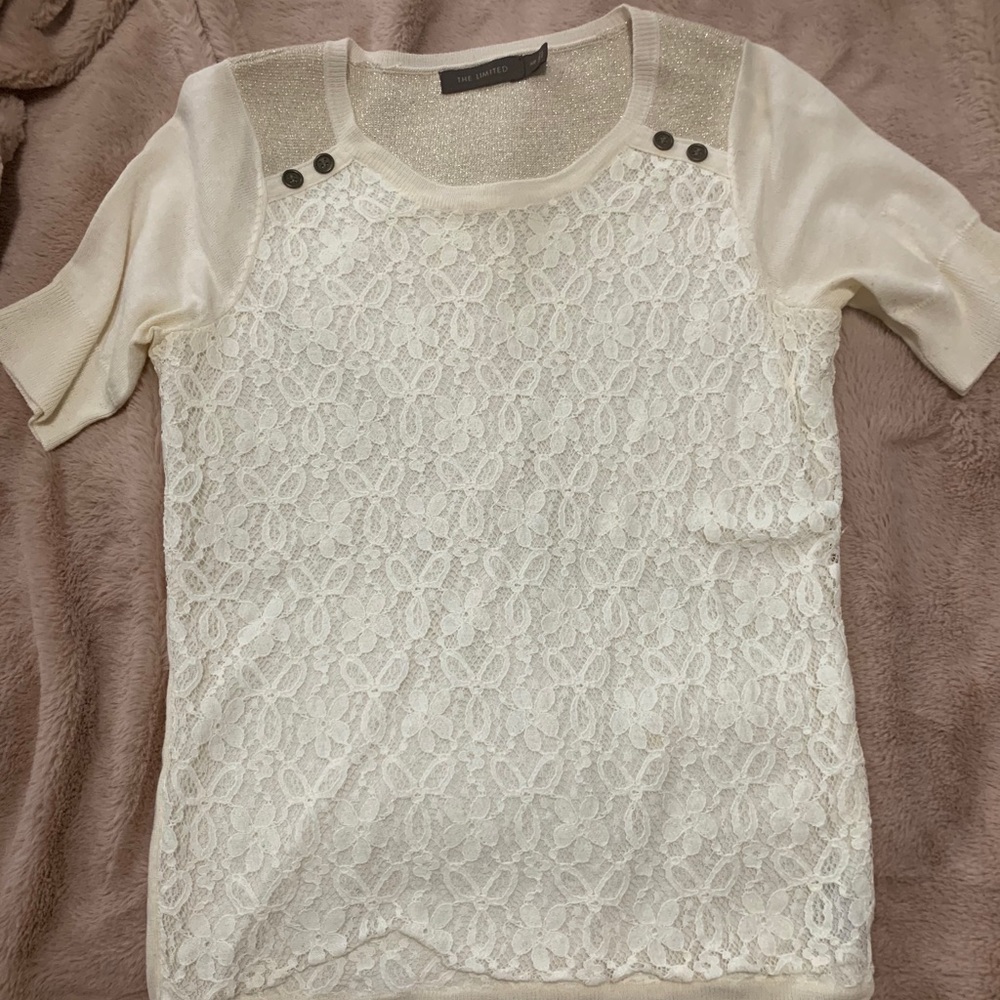 The Limited Lace Sweater